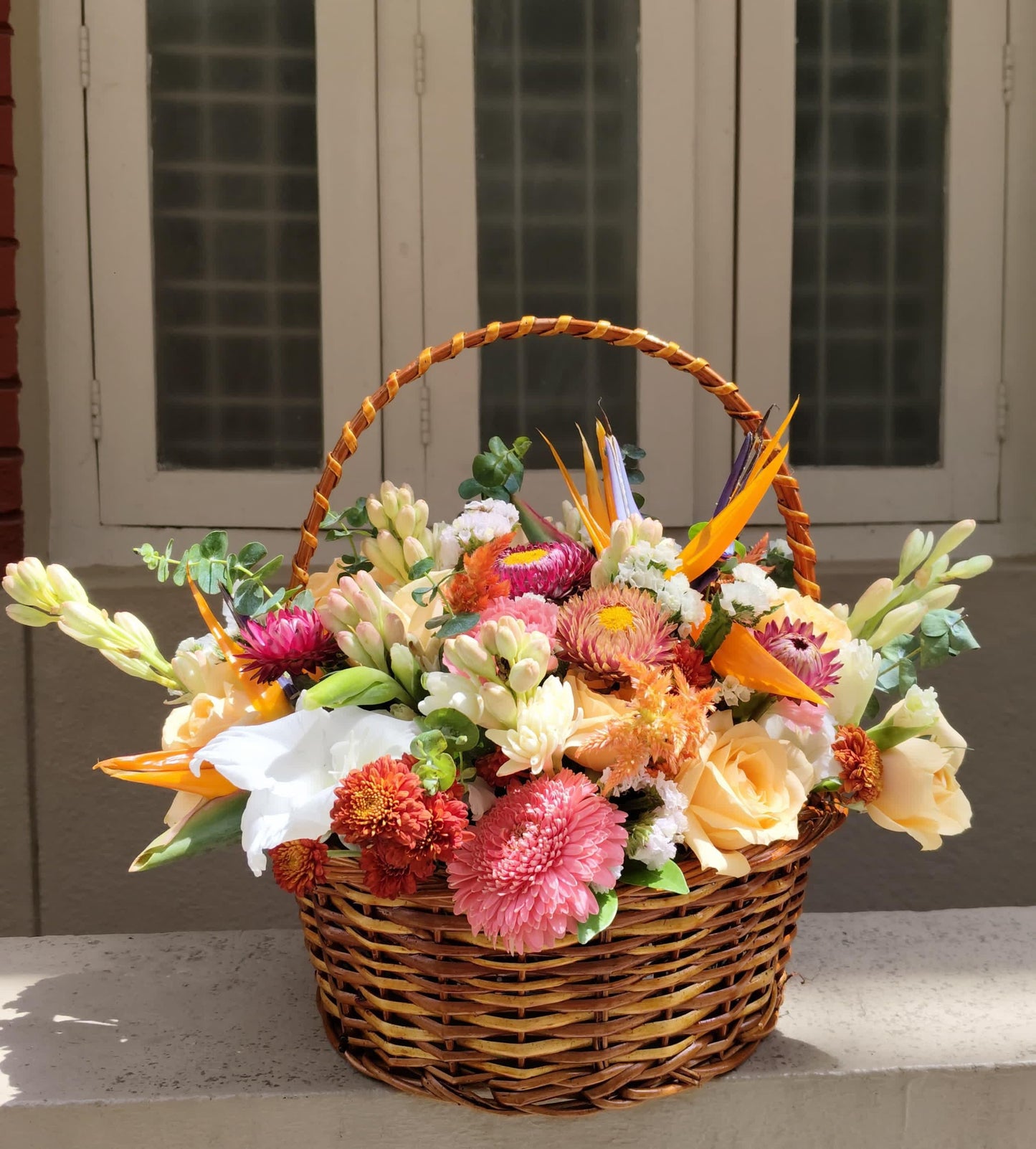 Vibrant Floral Basket - Rs. 2999